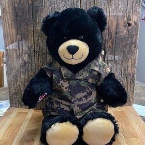 BUILD A BEAR WORKSHOP | Collectible | Lil Night Sky Cub | Camo/Military Outfit